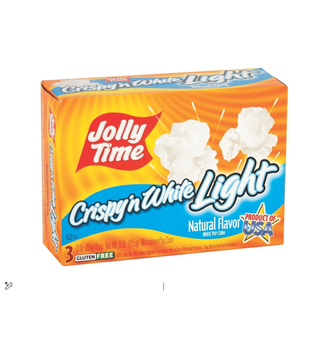 Jolly Time Crispyn White Light popcorn 255g