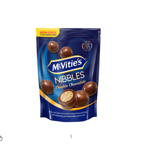 [1644-01182] Mcvities Nibbles Double Chocolate 110g
