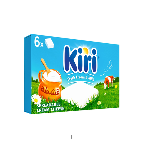 [VQ21NAPS2] Kiri Spreadable Cream Cheese (6 Portions)
