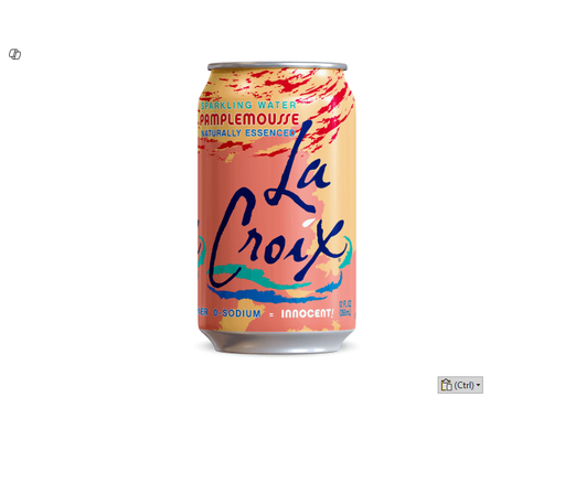 La Croix Sparkling Water Pamplemousse sparkling Flavor 355ml - sodium free