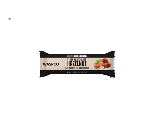 WASPCO VEGAN PROTEIN BAR HAZELNUT FLAVOR 40GM