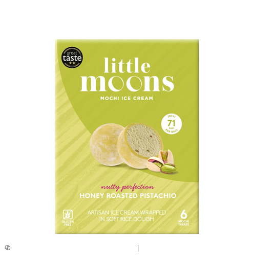 [310725] Little Moons Honey Roasted Pistachio Mochi Ice Cream 192gm 