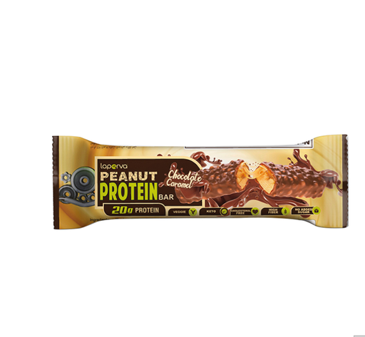 LAPERVA PEANUT PROTEIN BAR CHOCOLATE CARAMEL 20GM