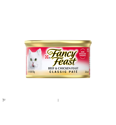 [1740-00324] FANCY FEAST CLASSIC BEEF AND CHICKEN 85gm