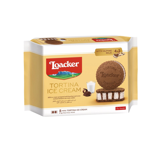 loacker tortina ice cream 8 tortina 240g 