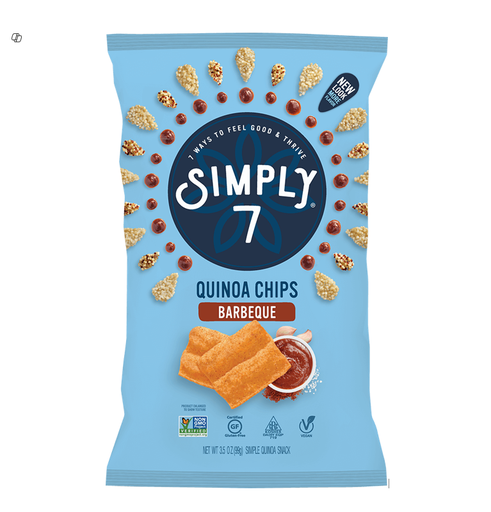 [029-031642] SIMPLY 7 CHIPS QUINOA BBQ 130GM