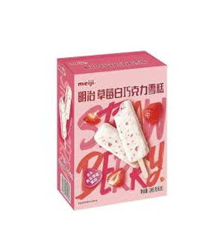 MEIJI STRAWBERRY WHITE CHOCOLATE 