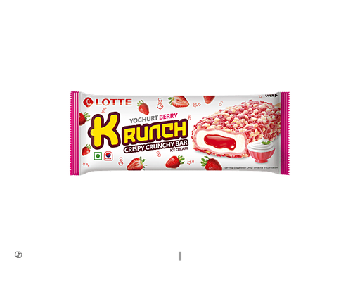 LOTTEE STRAWBERRY ICE CREAM 