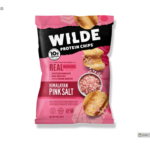 wilde protein chips himalayan pink salt 38g