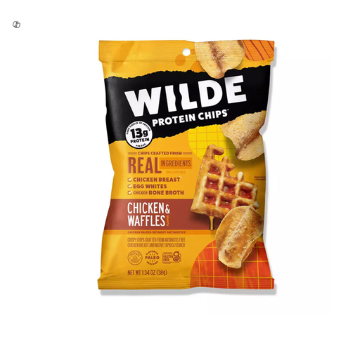 wilde protein chips chicken & waffles 38g