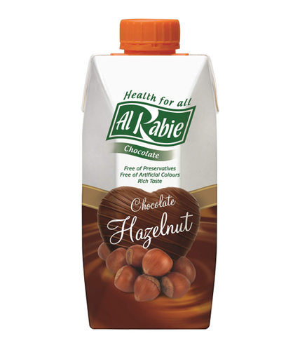 [J028] AL RABIE CHOCOLATE HAZELNUT FLAVOR 330ML
