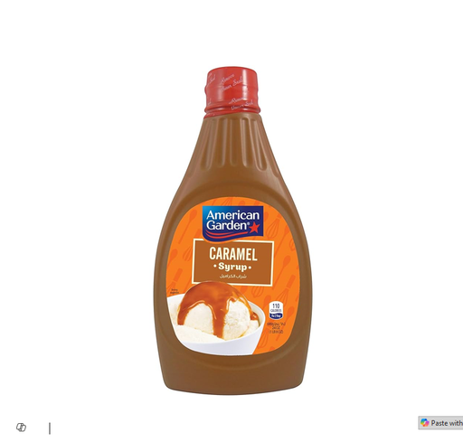 [717273501683] American Garden Original Caramel Syrup - gluten free 680GM