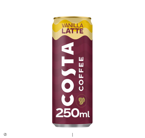 [5449000292087] Costa Coffee Iced Vanilla Latte 250ML