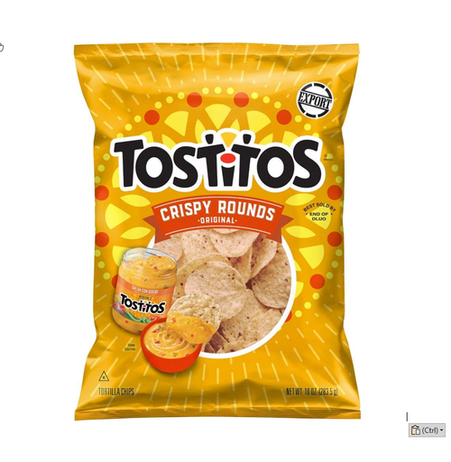 [029-033140] TOSTITOS WHITE CORN TORTILLA CHIPS 283.5GM