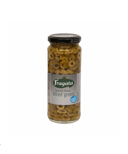 [04239ANC19] FRAGATA SLICED GREEN OLIVES 12*340GM