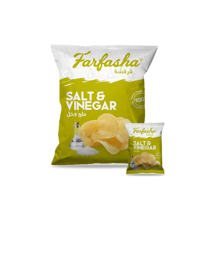 [FRS010] FARFASHA POTATO CHIPS NATURAL SALT & VINEGAR 12*21GM