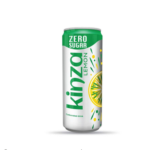 [JC-KN04-03] KINZA LEMON CARBONATED DRINK ZERO SUGAR 250ML