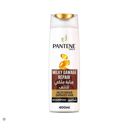 Pantene Pro-V Milky Damage Repairing Shampoo for Damaged Hair 400ML 