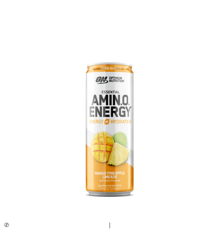 [ON-ON091MPL] ON AMINO ENERGY+HYDRATION SPARKLING DRINK (MANGO PINEAPPLE LIMEADE) 355ML