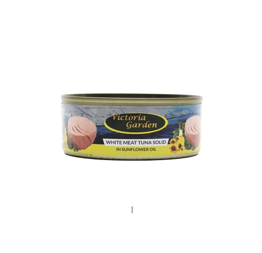 [829AVG099999] VICTORIA GARDEN LIGHT MEAT TUNA SOLID IN SUNFLOWER OIL 160GM