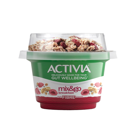 [2683] ACTIVIA GREEK MIX & GO RASPBERRY CHIA GRANOLA  150GM