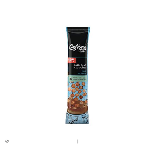 [G28-087] COFIQUE ICED COFFEE SACHET HAZELNUT 24GM