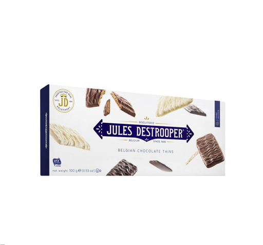 [CJD00500] JULES DESTROOPER BELGIAN CHOCOLATE THINS 100GM