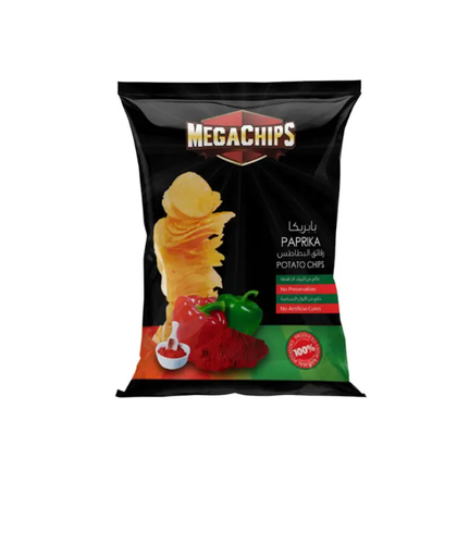 MEGA CHIPS PAPRIKA POTATO CHIPS 40GM 