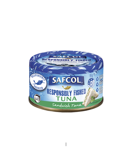 [F05-045] SAFCOL SANDWICH TUNA 185GM 