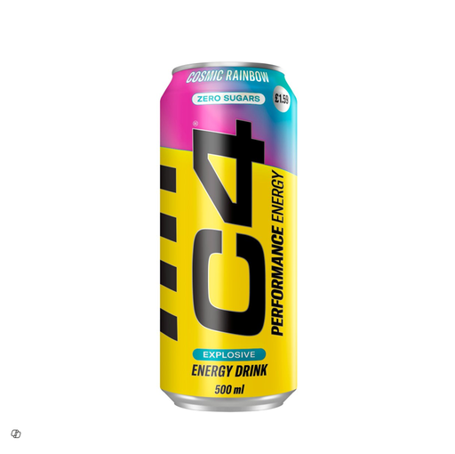 C4 COSMIC RAINBOW ZERO SUGAR ENERGY DRINK 500 ML 