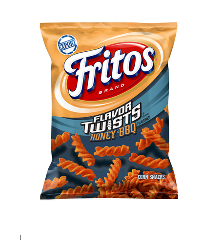 Fritos Twists Honey BBQ Potato Chips 283.5GM (EXPORT)