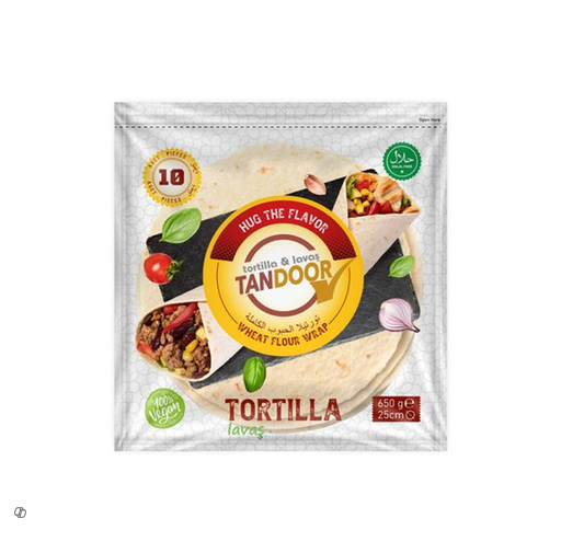 TANDOOR TORTILLA BREADS 25CM