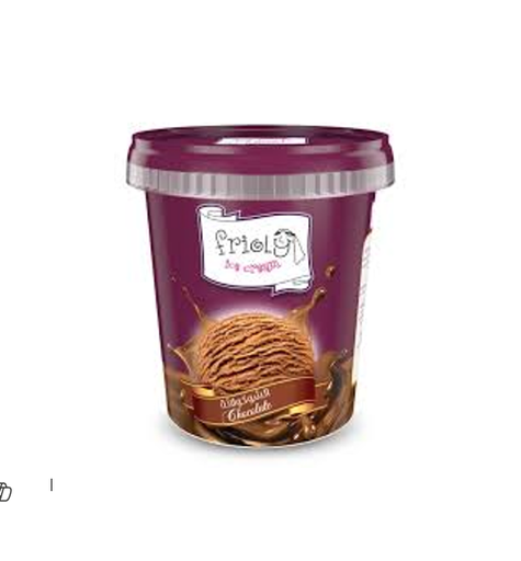 [240959660602] FRIOLY CHOCOLATE TUB 500ML 