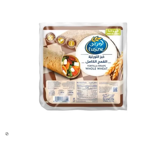 [85451] LUSINE TORTILLA ARAPS WHOLE WHEAT 240GM 6PIECES 