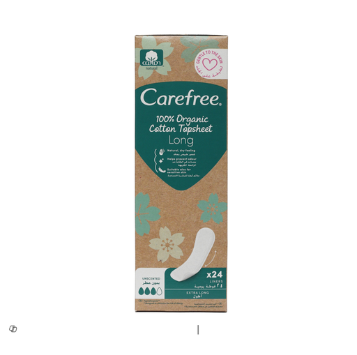 [1000929] CAREFREE ORGANIC COTTON TOPSHEET 24LINERS