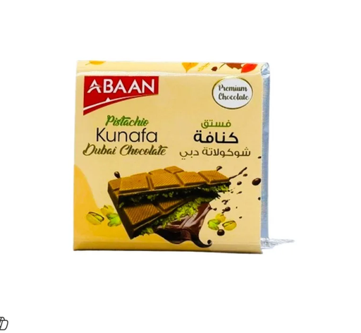 [A4-111] ABAAN KUNAFA PISTACHIO CHOCOLATE 80GM 