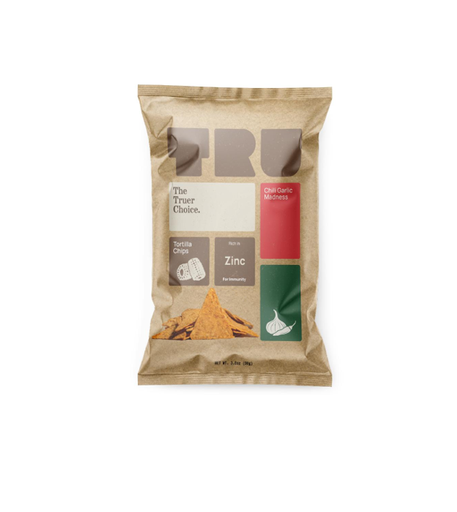 [306052] PO TRU TORTILLA CHIPS CHILI GARLIC MADNESSN 90GM