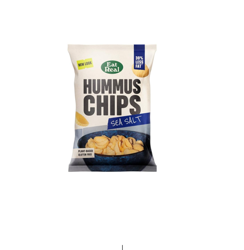 [ER-01-04] EAT REAL HUMMUS CHIPS SEA SALT 110 GM 