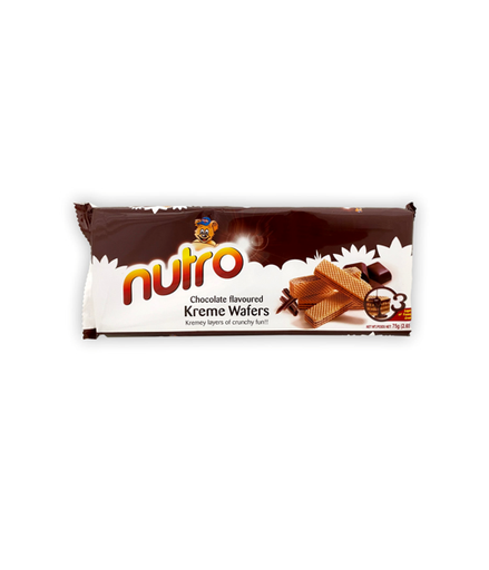 [NUFCH3] NUTRO CHOCOLATE CREAM WAFER 75GM 