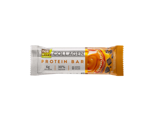 [RICE-08-06] RICE UP PROTEIN COLLAGEN BAR TOFFEE CARAMEL 50GMS