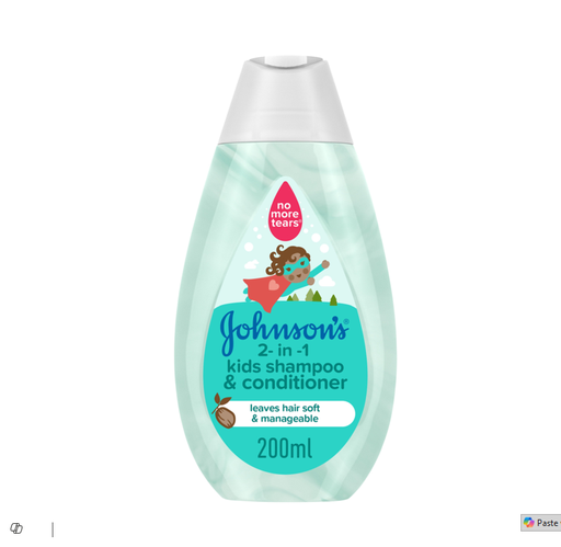 [1000020] JOHNSON'S KIDS 2 IN 1 SHAMPOO & CONDITIONER 200ML