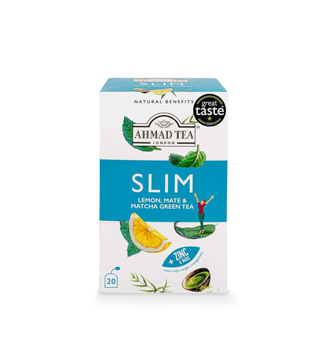 [AHDAD2035R] AHMAD TEA SLIM LEMO MATE MATCHA GREEN TEA 20PC 