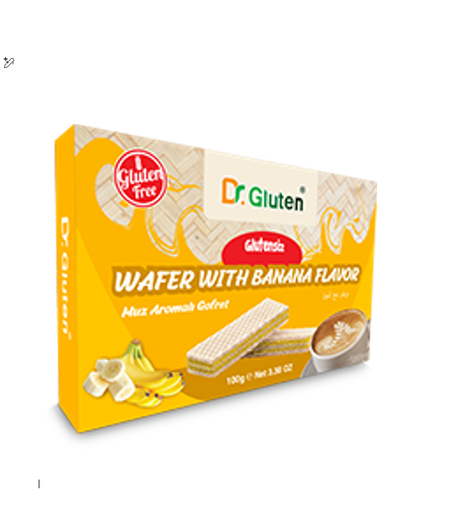 DR. GLUTEN WAFER WITH BANANA FLAVOR 100GM
