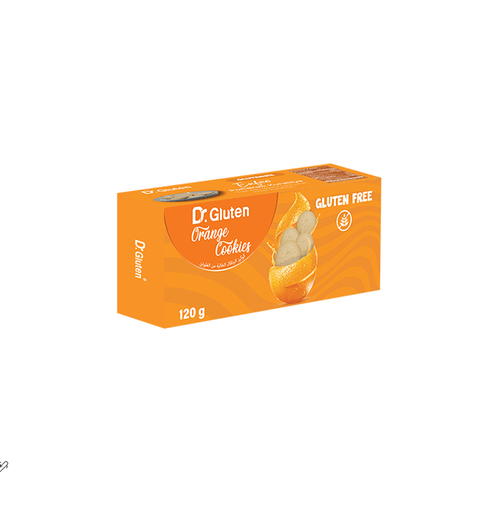 DR. GLUTEN ORANGE COOKIES GLUTEN FREE 120GM