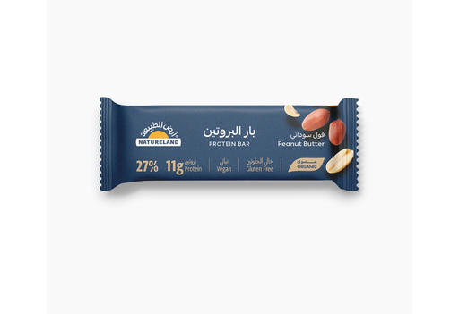 [3320285] NATURELAND PROTEIN BAR PEANUT BUTTER 40GM