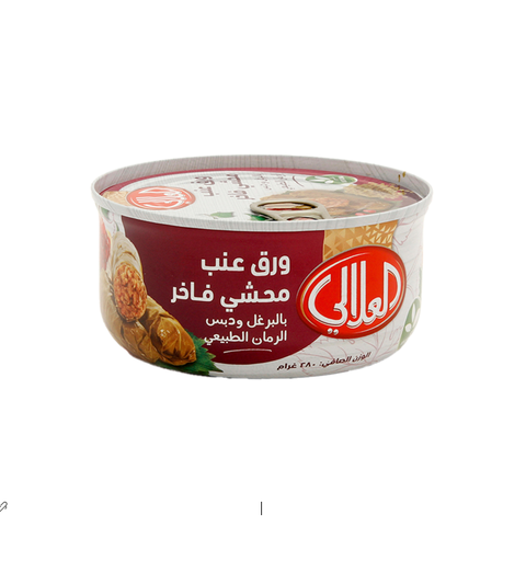 [2205-00184] ALALALI FANCY STUFFED VINE LEAVE BURGHUL NATURAL POMEGRANTED SAUCE 280GM