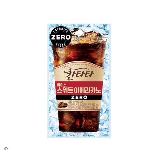 LOTTE CANTATA ZERO ICE SWEET AMERICANO 230ML 