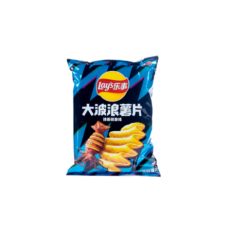 LAYS POTATO CHIPS WITH TEPPANYAKI SQUID 70GM 