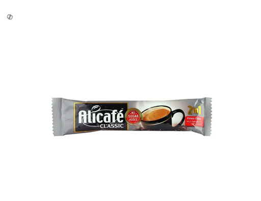 [SP-P01-03] ALICAFE CLASSIC 2IN1 NO SUGAR COFFEE 12GM