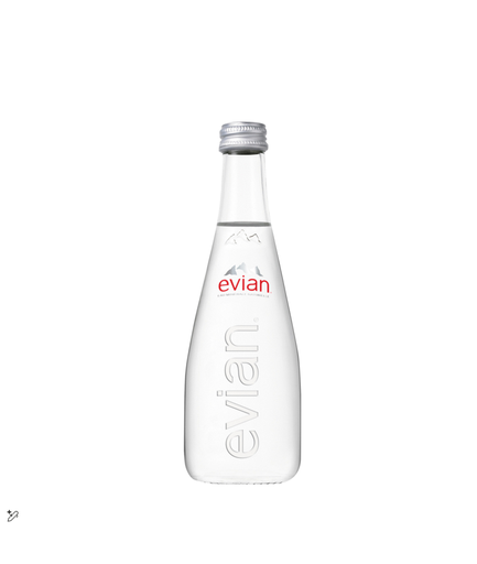 [EVA09N] EVIAN NATURAL MINERAL GLASS BOTTLE 330ML
